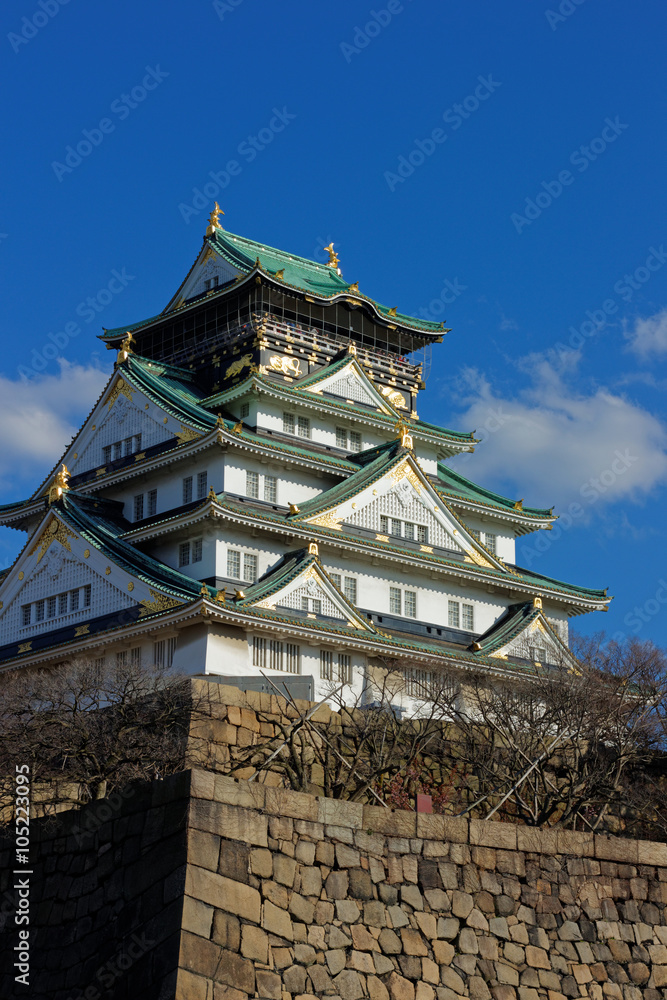 Fototapeta premium 大阪城天守閣