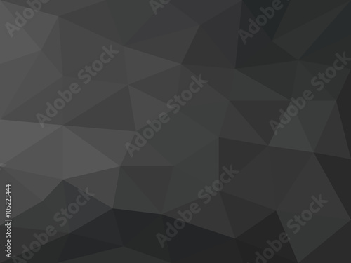 abstract dark low polygon background
