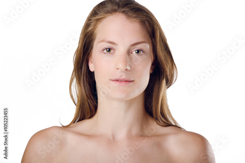 Woman With Natural Beauty and Healthy Skin   Body