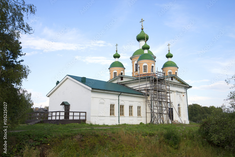Smolensk Cathedral of the icon of the god mother of august evening. Olonets, Karelia