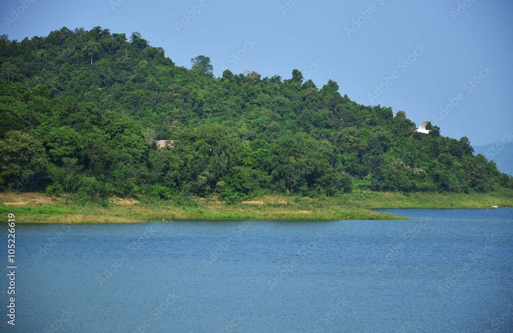 View of kaeng krachan dam