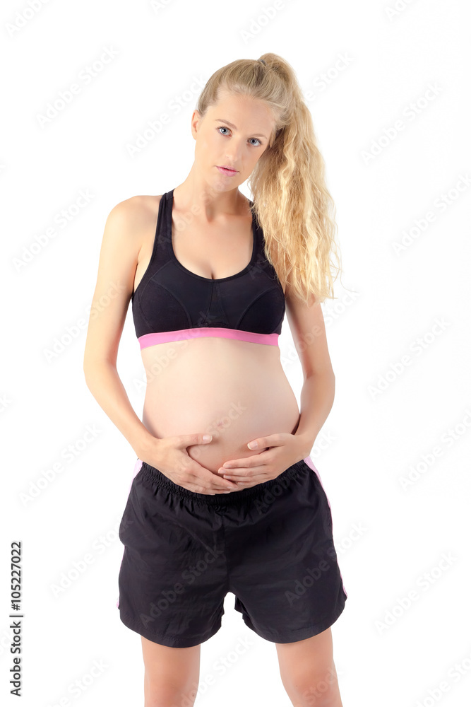 Pregnant Woman Fitness Exercise Pregnant Woman Fitness Exercise