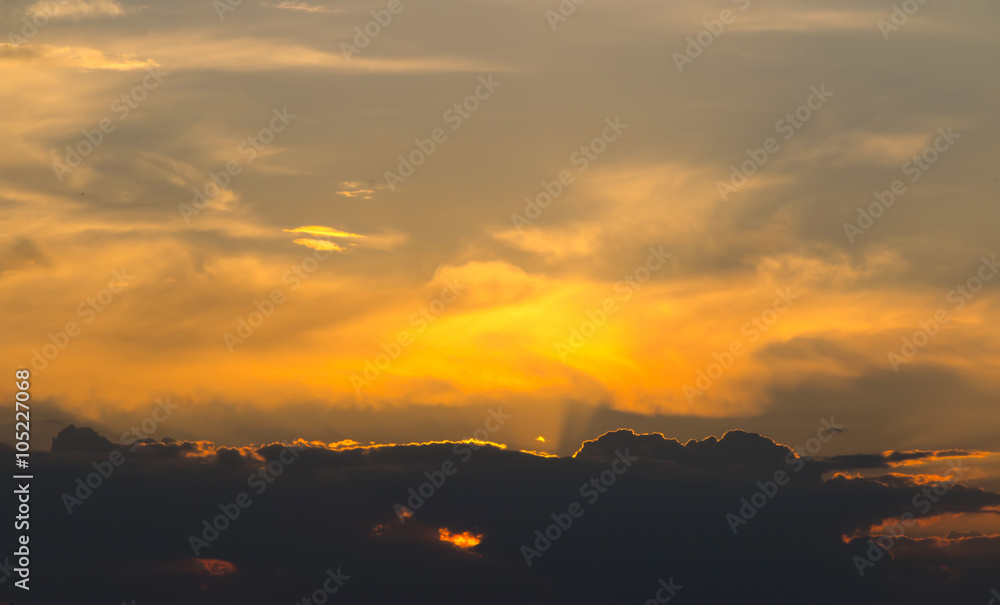 Colorful sunset background Colorful sunset background