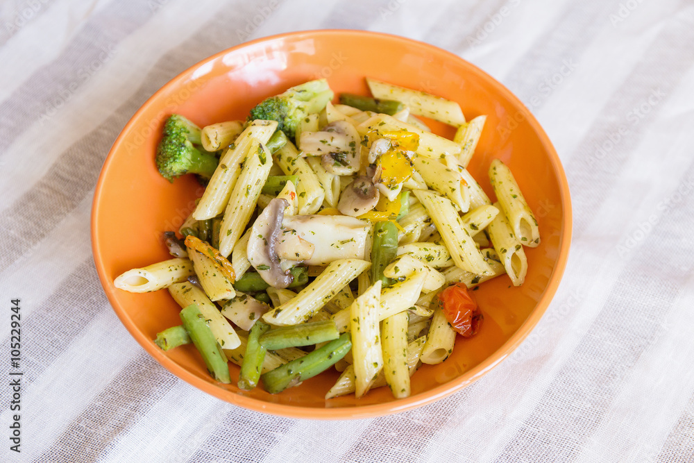 pasta with mushrooms and vegetables pasta with mushrooms and vegetables