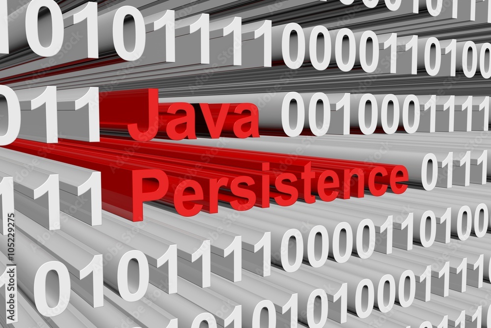 Java Persistence presented in the form of binary code