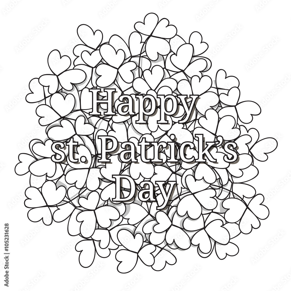 Fototapeta premium St. Patricks day card