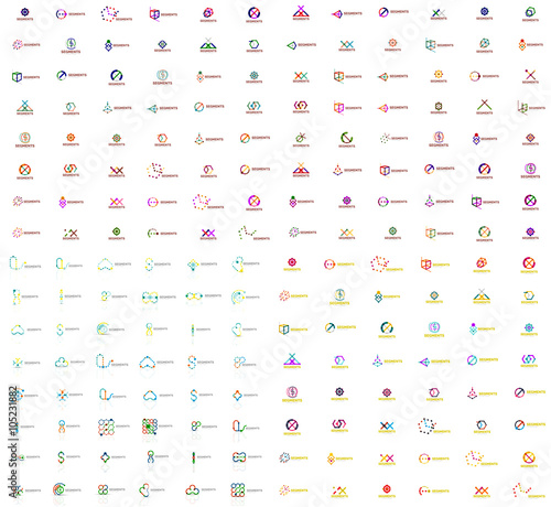 Huge mega collection of abstract logos