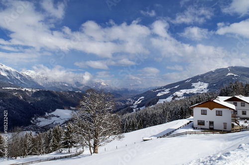 view of the mountain resort of Schladming, Austria © vladislav333222