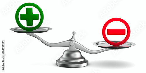 Scales on white background....