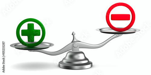 Scales on white background....