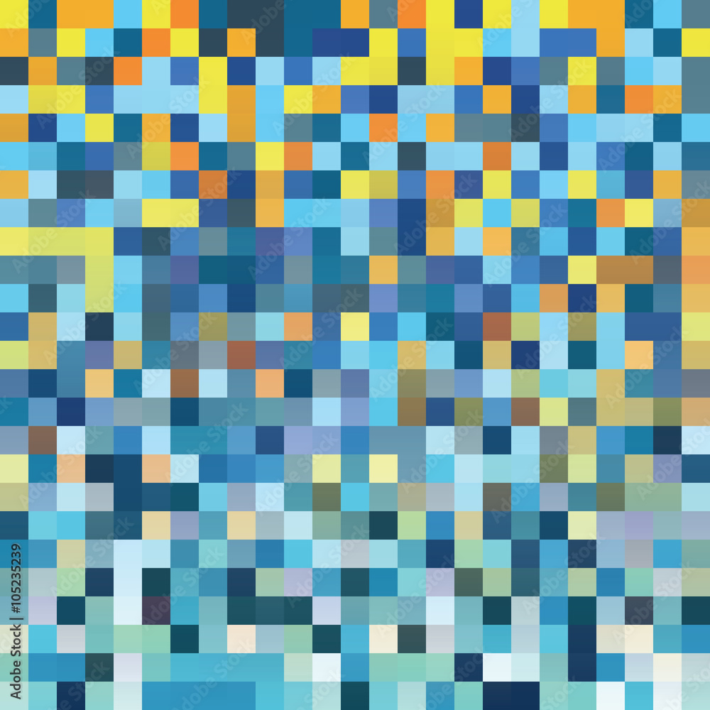 Vector background pattern in a pixel art style Vector background pattern in a pixel art style