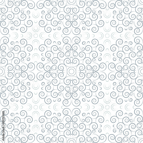 Ethnic floral seamless pattern