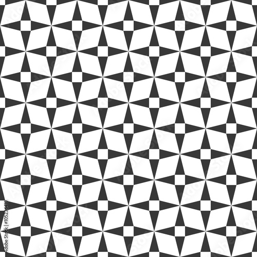 Seamless monochromatic triangle pattern