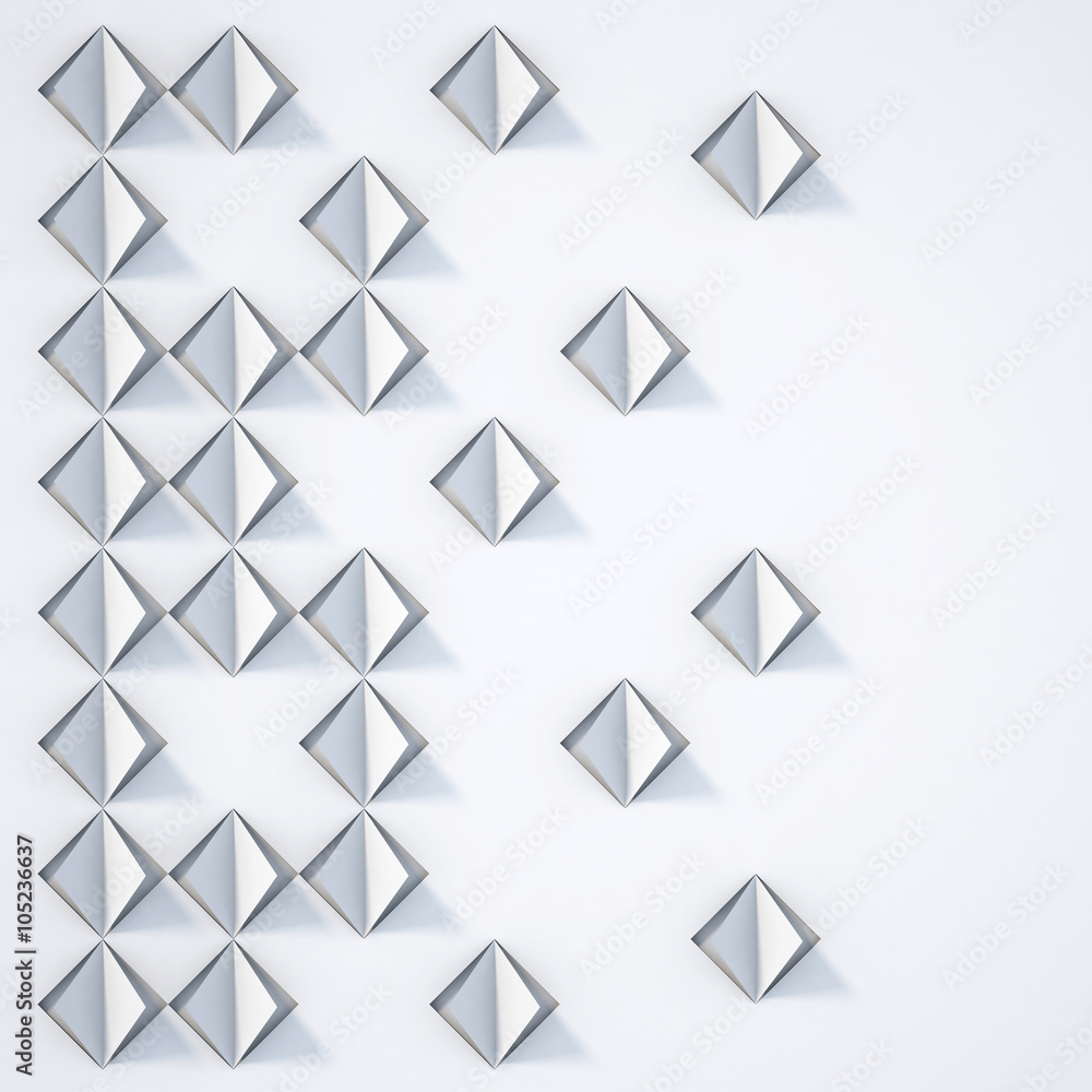 Abstract geometric shape background , paper cut style Abstract geometric shape background , paper cut style