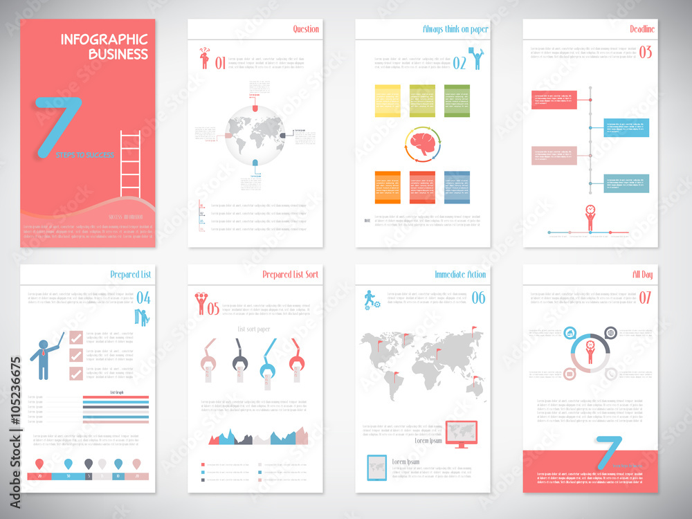 The Best Infographics Vector Elements in flat Design colors. Can be use in website, presentation, marketing corporate report, advertising The Best Infographics Vector Elements in flat Design colors. Can be use in website, presentation, marketing corporate report, advertising
