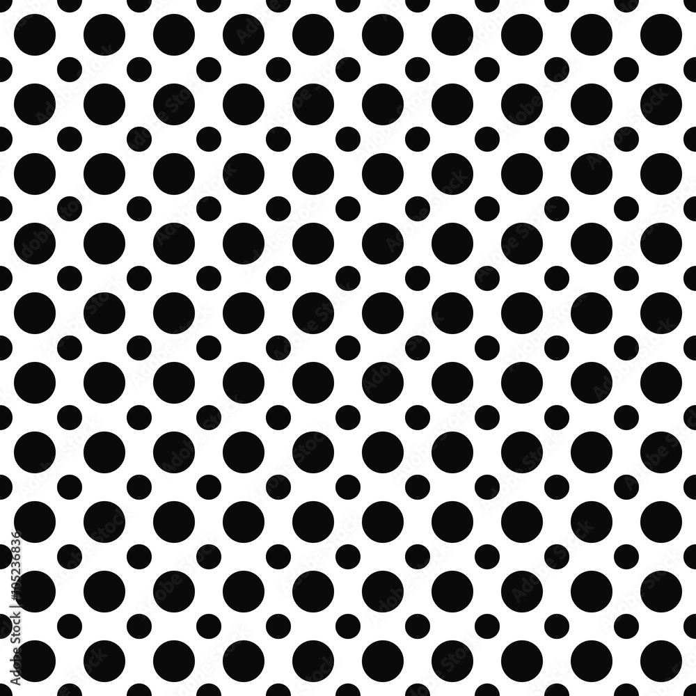 Monochrome dot repeat pattern Monochrome dot repeat pattern