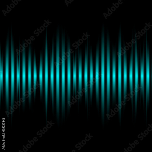 Digital equalizer. Vector illustration