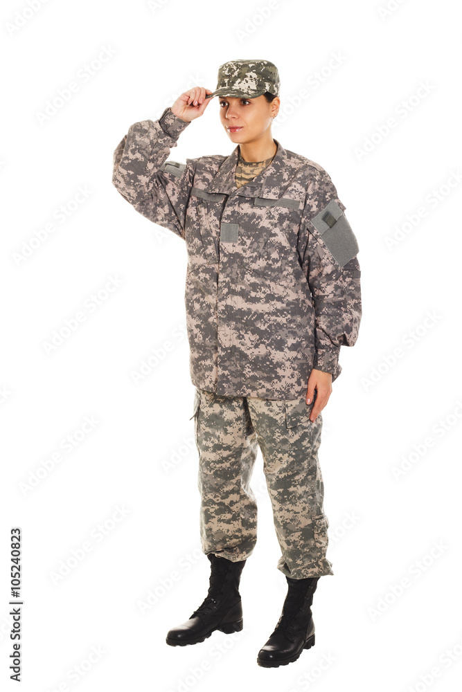 Soldier in the military uniform Soldier in the military uniform
