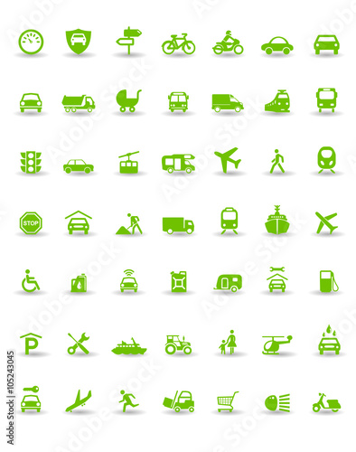 Verkehr Symbole