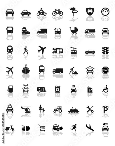 Verkehr Symbole