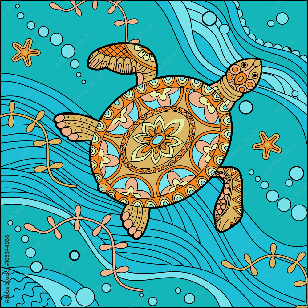 Obraz premium Sea turtle