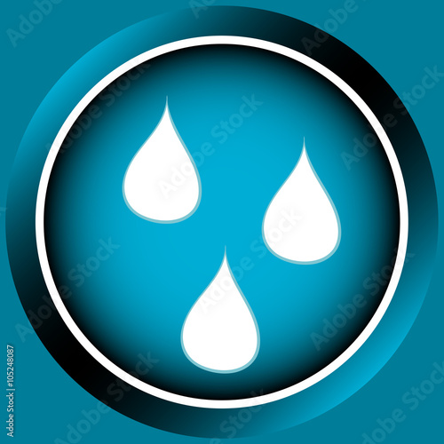 Icon with drops