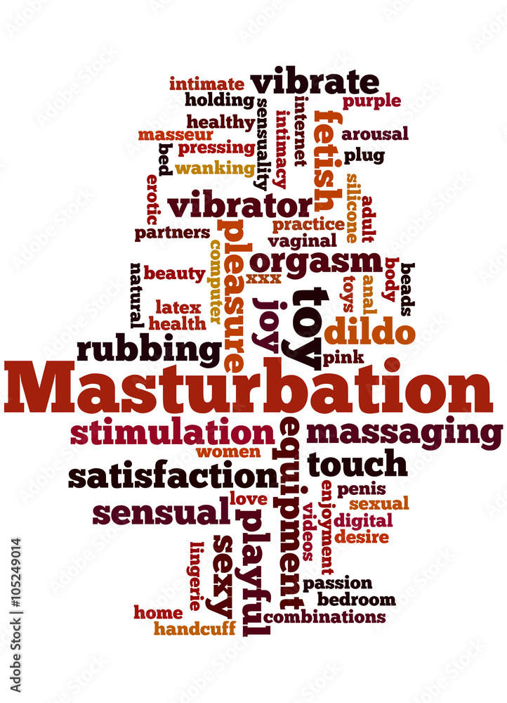 Obraz premium Masturbation, word cloud concept 8