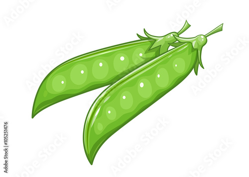 Pods of pea