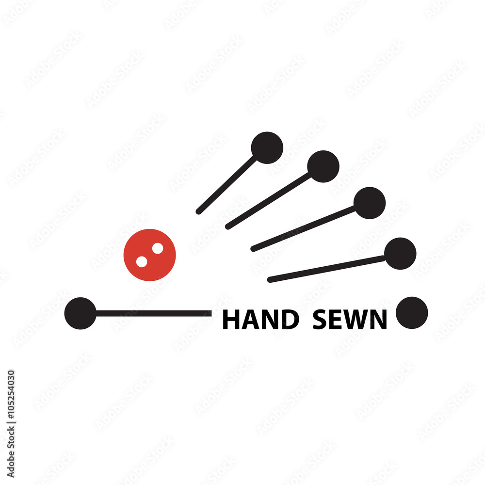 Template for logos, labels, emblems needles. Hand sewn Template for logos, labels, emblems needles. Hand sewn