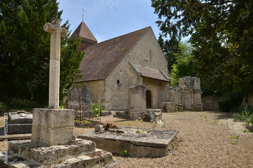 Moussy, France - august 1 2015 : the cemetery