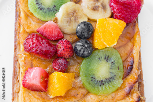 Mixed fruit tart