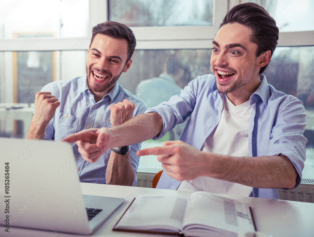 Young freelancers working Young freelancers working