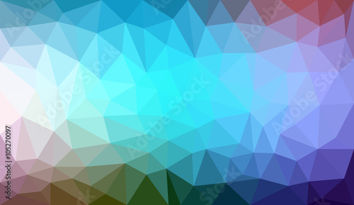 Rainbow Gradient abstract polygon background