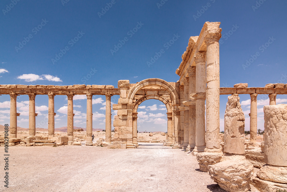 The ruins of Palmyra, Syria