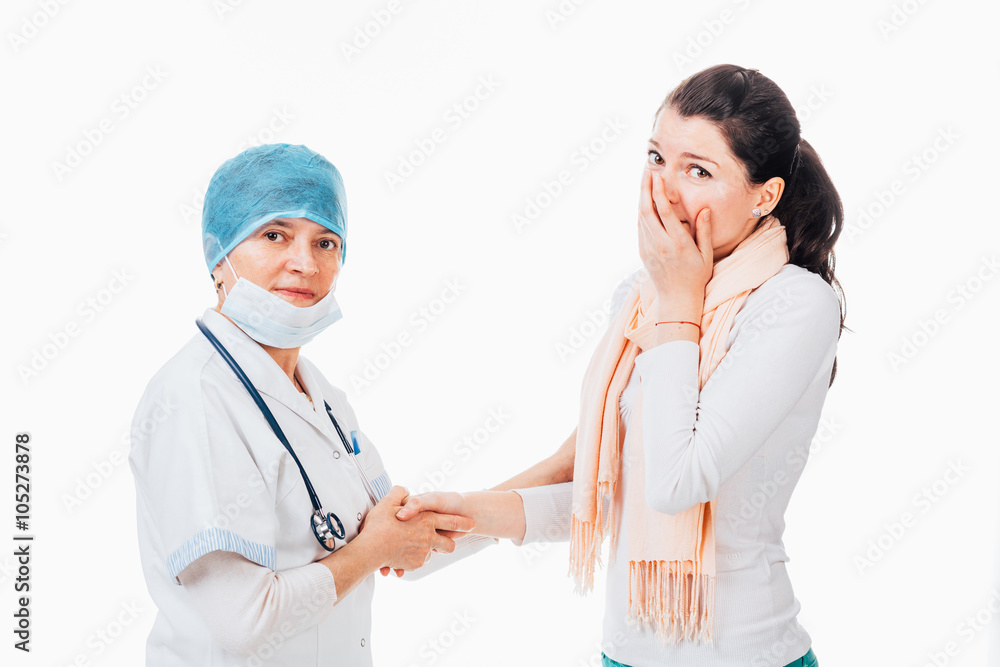 Doctor and female patient Doctor and female patient
