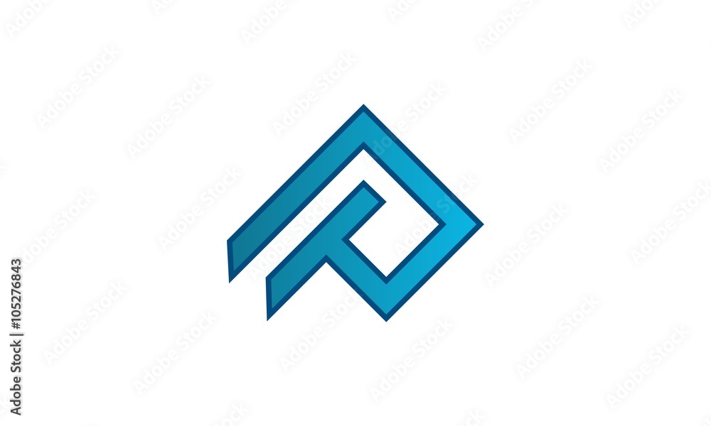 letter P abstract letter P abstract
