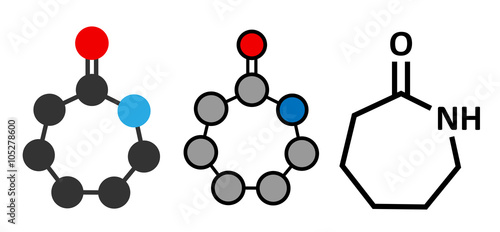 Caprolactam, the building block of Nylon-6 (polycaprolactam)