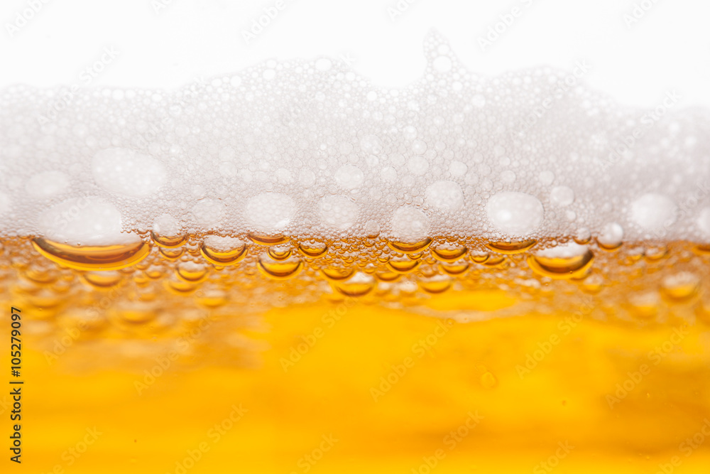 Beer bubbles in a mug Beer bubbles in a mug