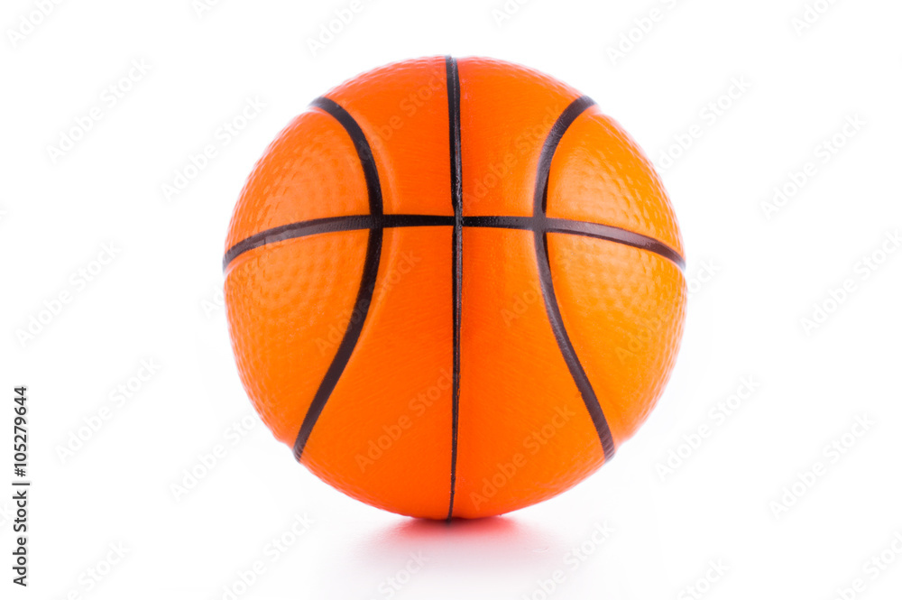 basketball ball on a white background