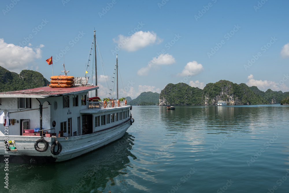 Tourist Boat Sailing