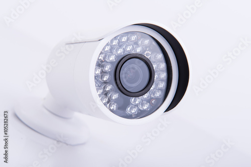Security camera with infrared light