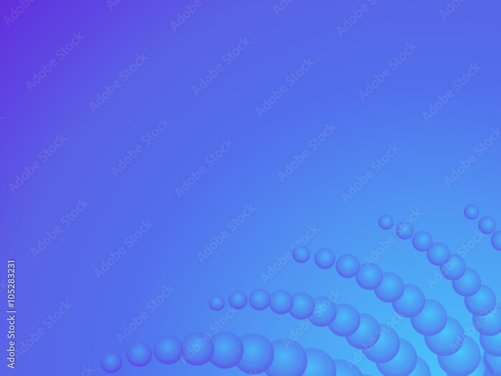 Abstract background with soap bubbles in purple blue color, vector illustration Abstract background with soap bubbles in purple blue color, vector illustration