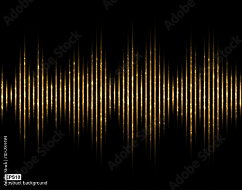 Abstract light lines background. Vector illustration.