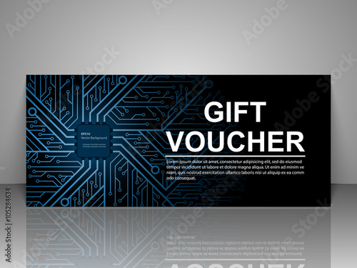 Gift voucher technology template.