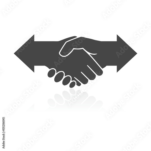 Partnership (Hand shake arrows) icon