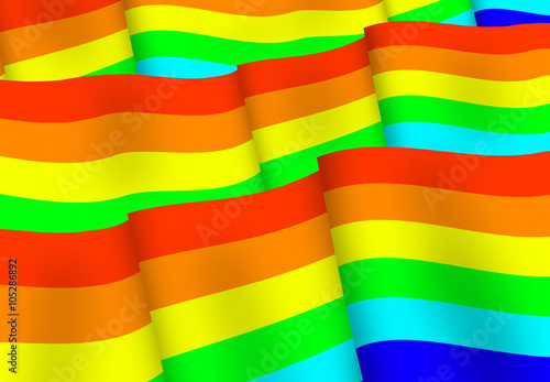 image of bright multicolored background closeup