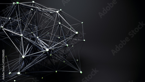 abstract connected shapes