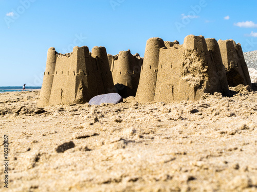 Dinas Dinlle Sand Castles photo