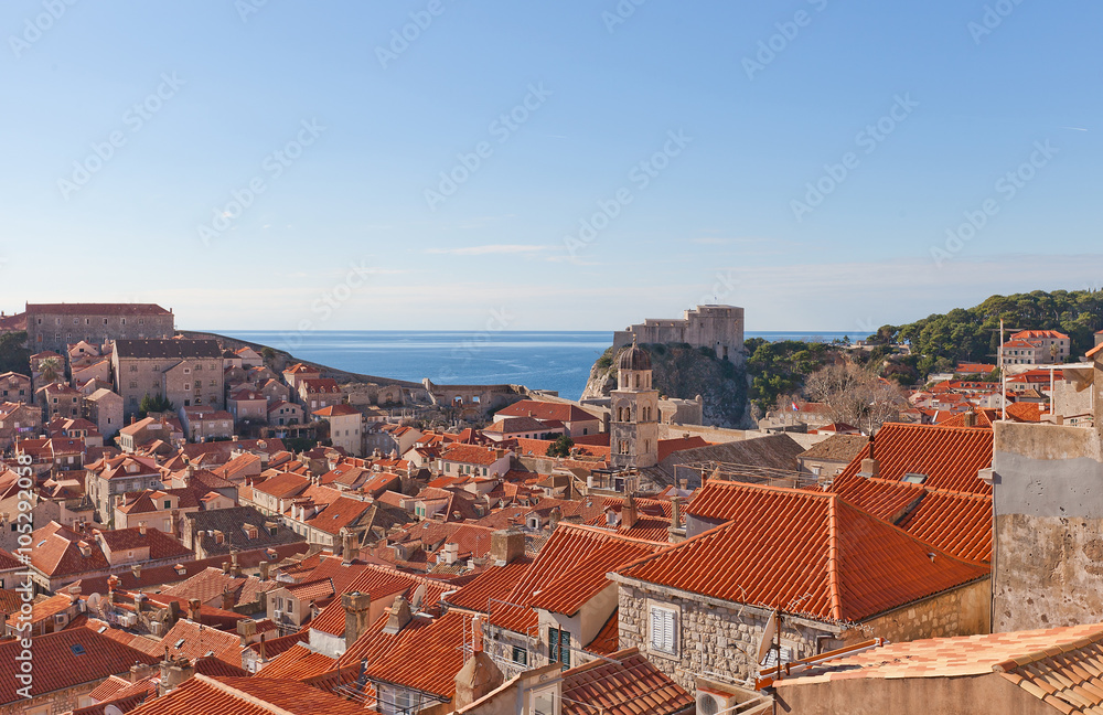 Old Town of Dubrovnik, Croatia. UNESCO site