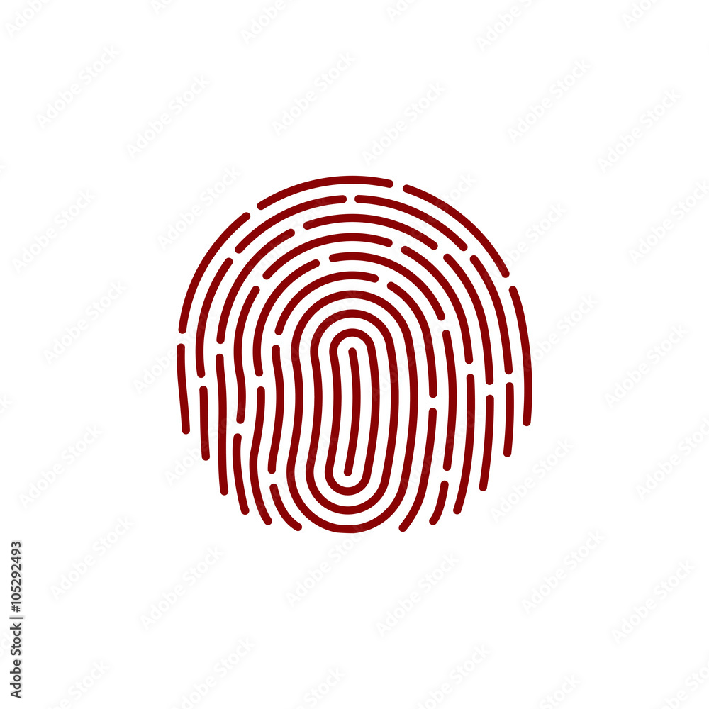 fingerprint Icon Image. Flat. fingerprint icon app fingerprint Icon Image. Flat. fingerprint icon app